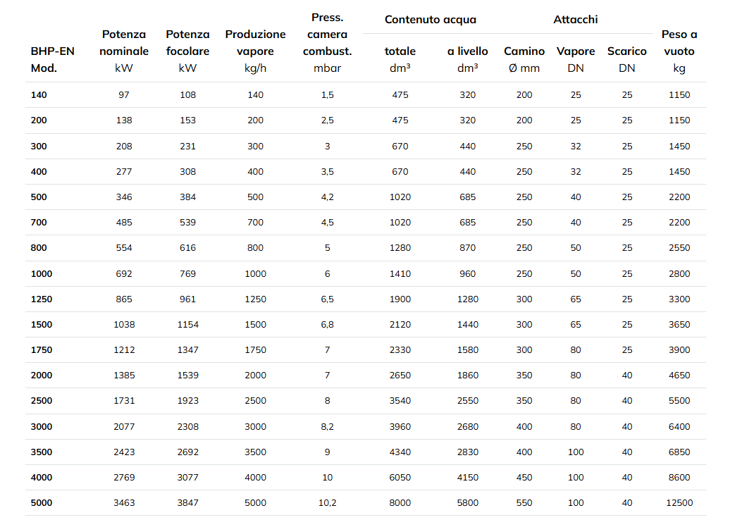 Caldera Ondustrial SERIE BHP - Imagen 2