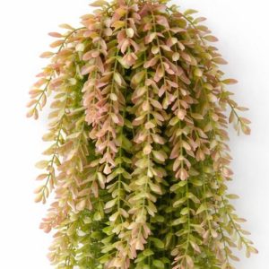 Planta Colgante Artificial Primavera 81cm | Flores y Colores Cálidos